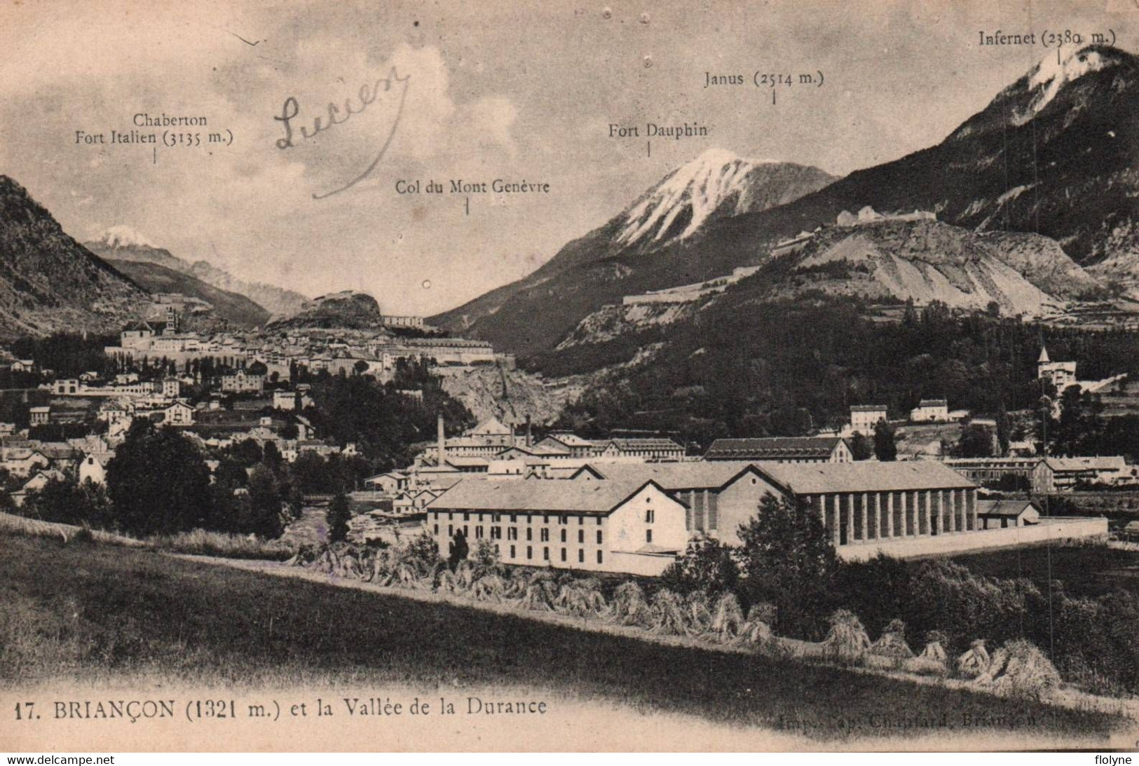 Briançon - Vue Sur La Ville Et La Vallée De La Durance - Briancon