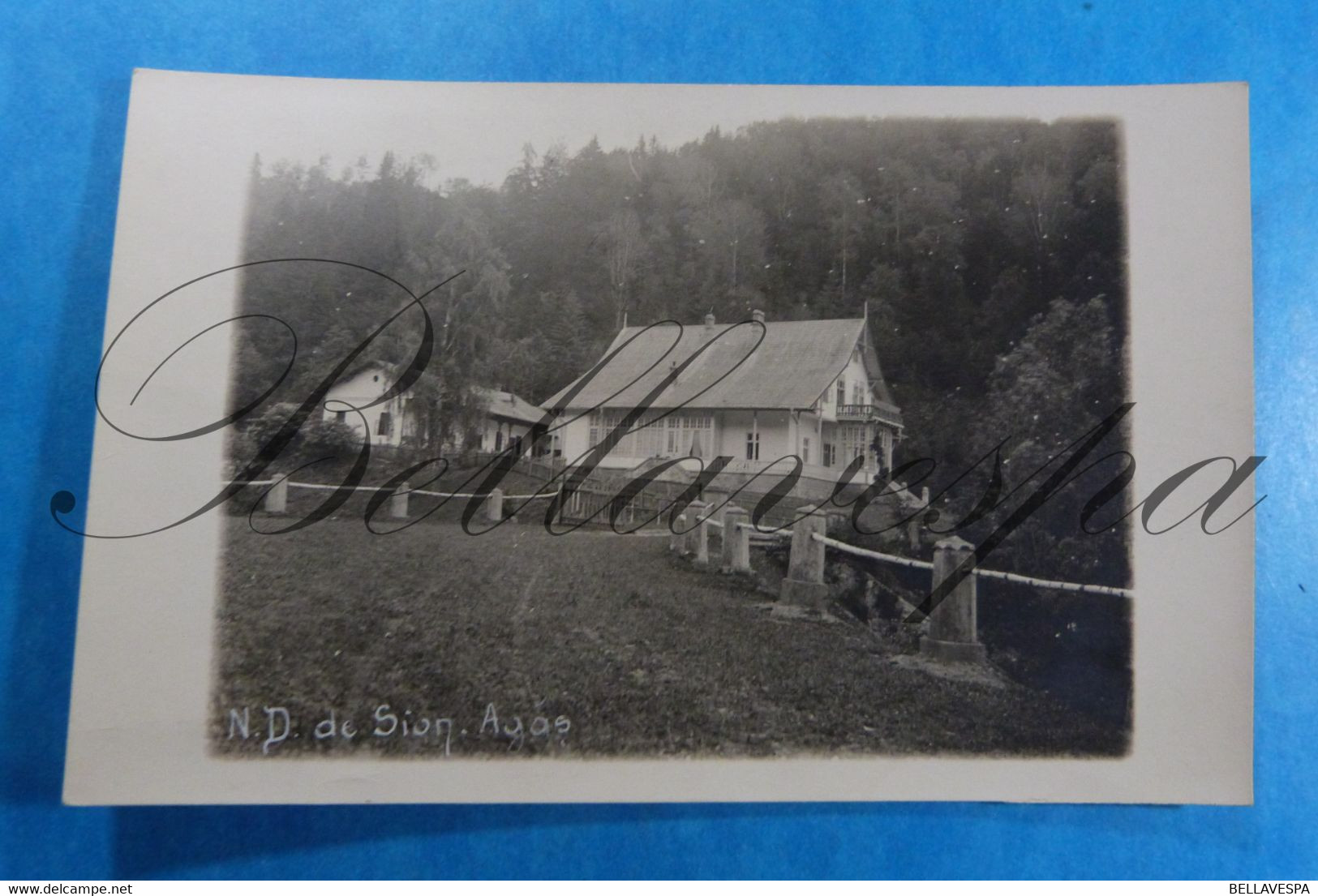 N.D. De Sion. Agas.  Carte Photo Veritable. RPPC - Missionen