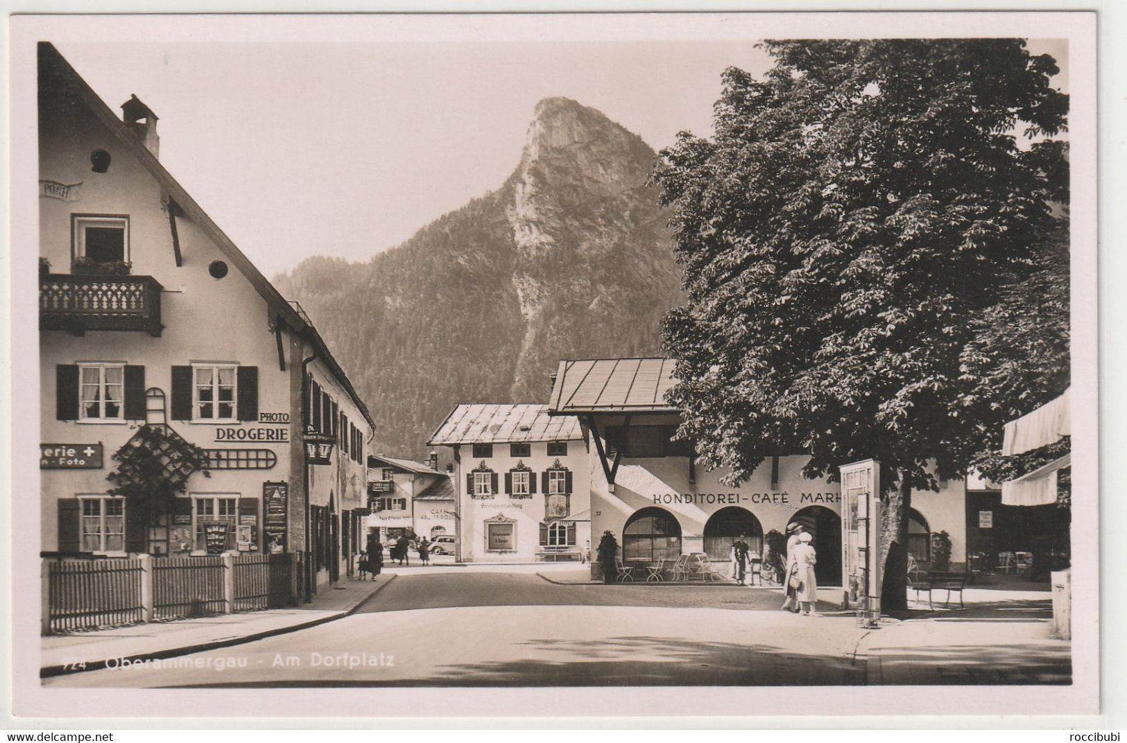 Oberammergau, Dorfplatz, Bayern - Oberammergau