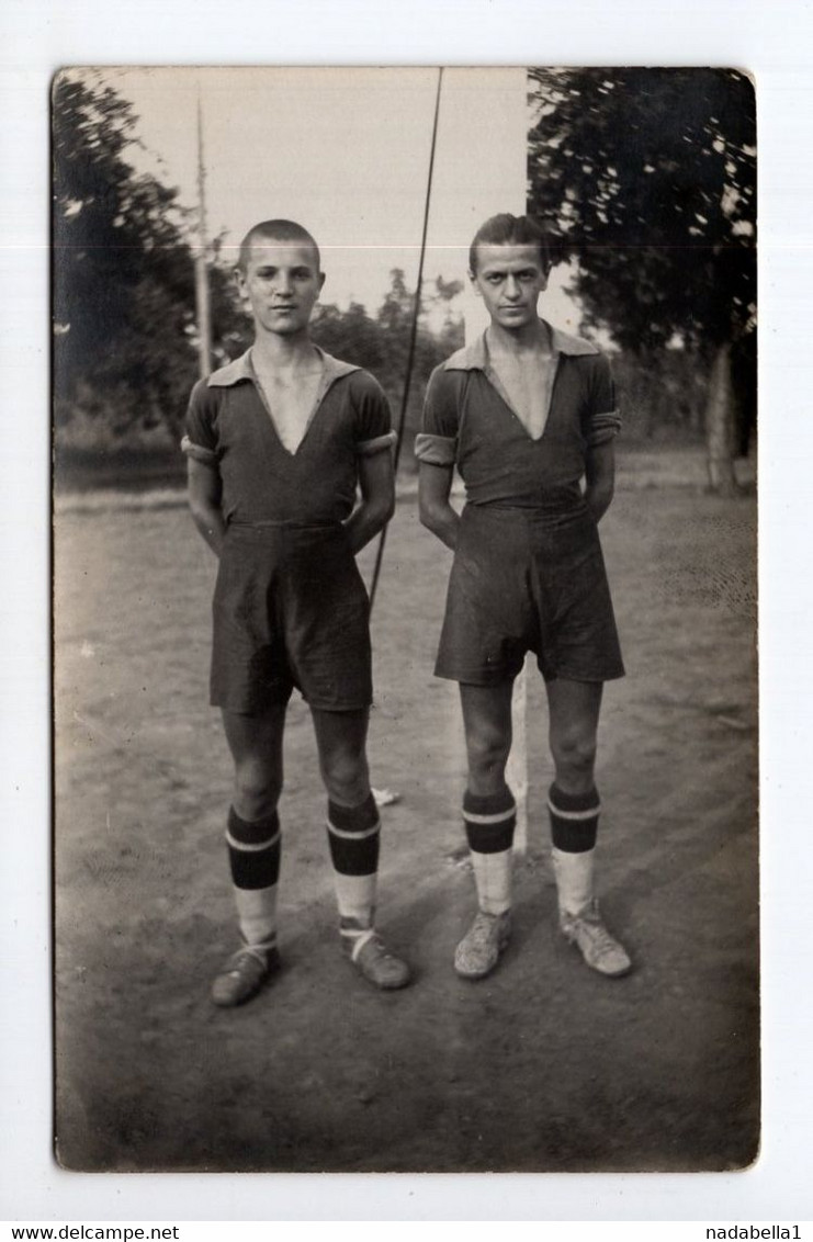 1928.  KINGDOM OF SHS,SERBIA,BELGRADE,SERBIA FOOTBALL CLUB STADIUM,S. MARKOVIC,ORIGINAL PHOTOGRAPH, - Autres & Non Classés