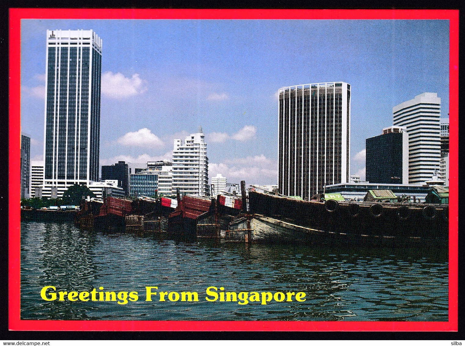 Singapore / Singapore's Commercial Centre At Seafront, Greetings / Unused, Uncirculated - Singapour