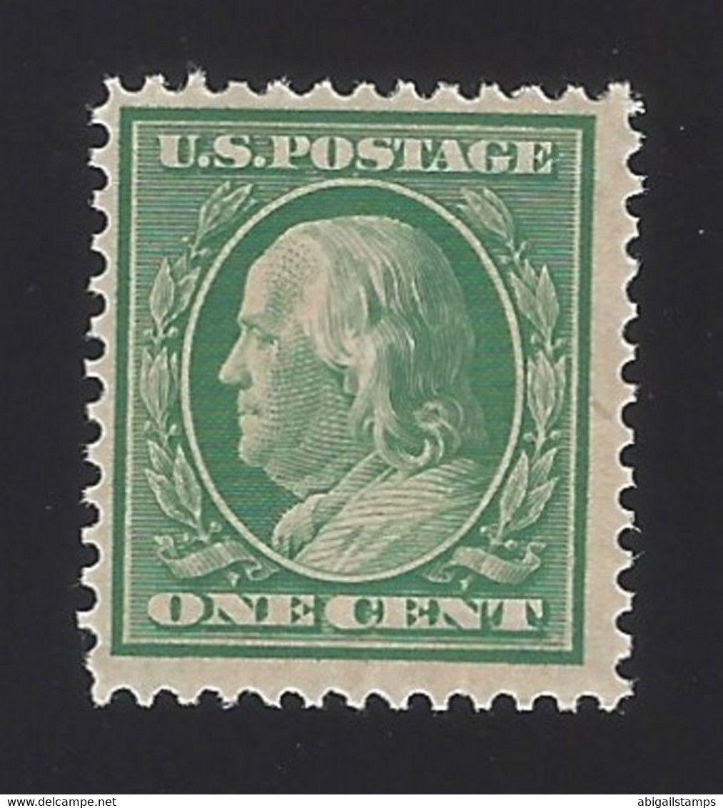 US #331 1908-09 Green Perf 12 Wmk 191 MNH F-VF SCV $17 - Unused Stamps