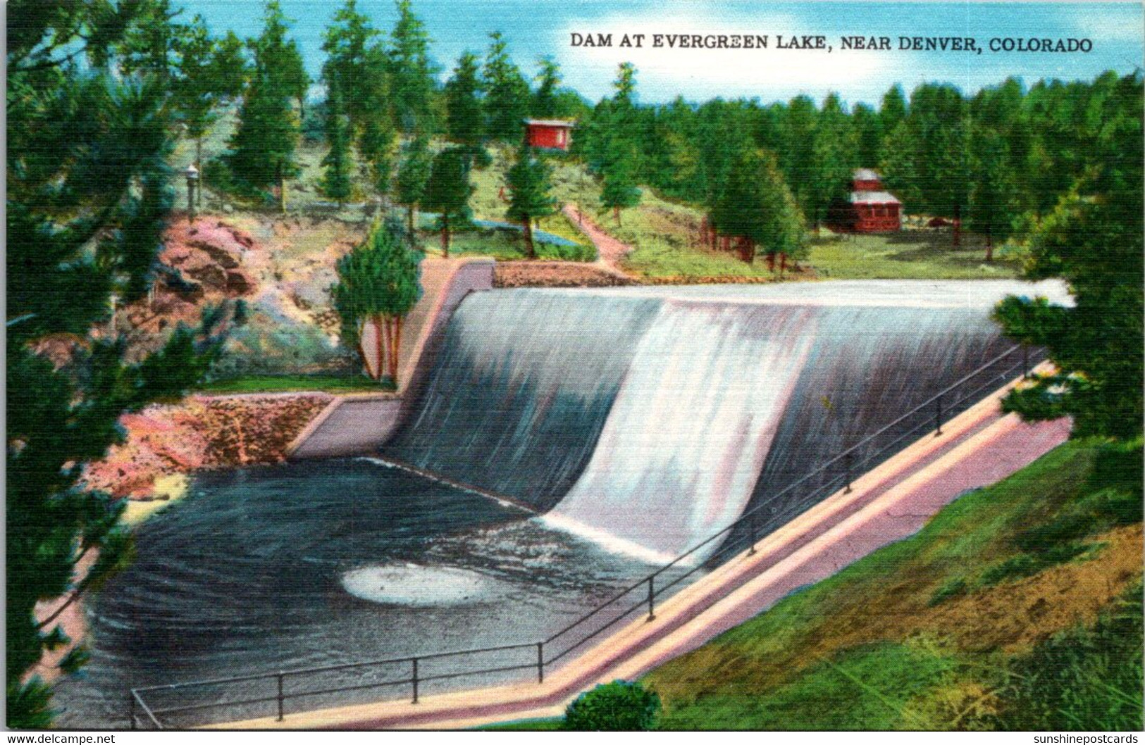 Colorado Dam At Evergreen Lake Near Denver - Denver