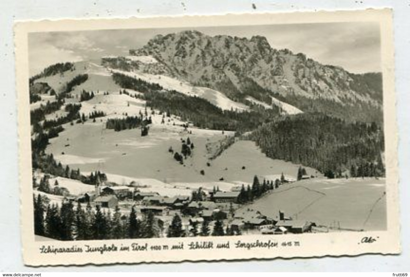 AK 108528 AUSTRIA - Jungholz Mit Schilift Und Sorgschrofen - Jungholz