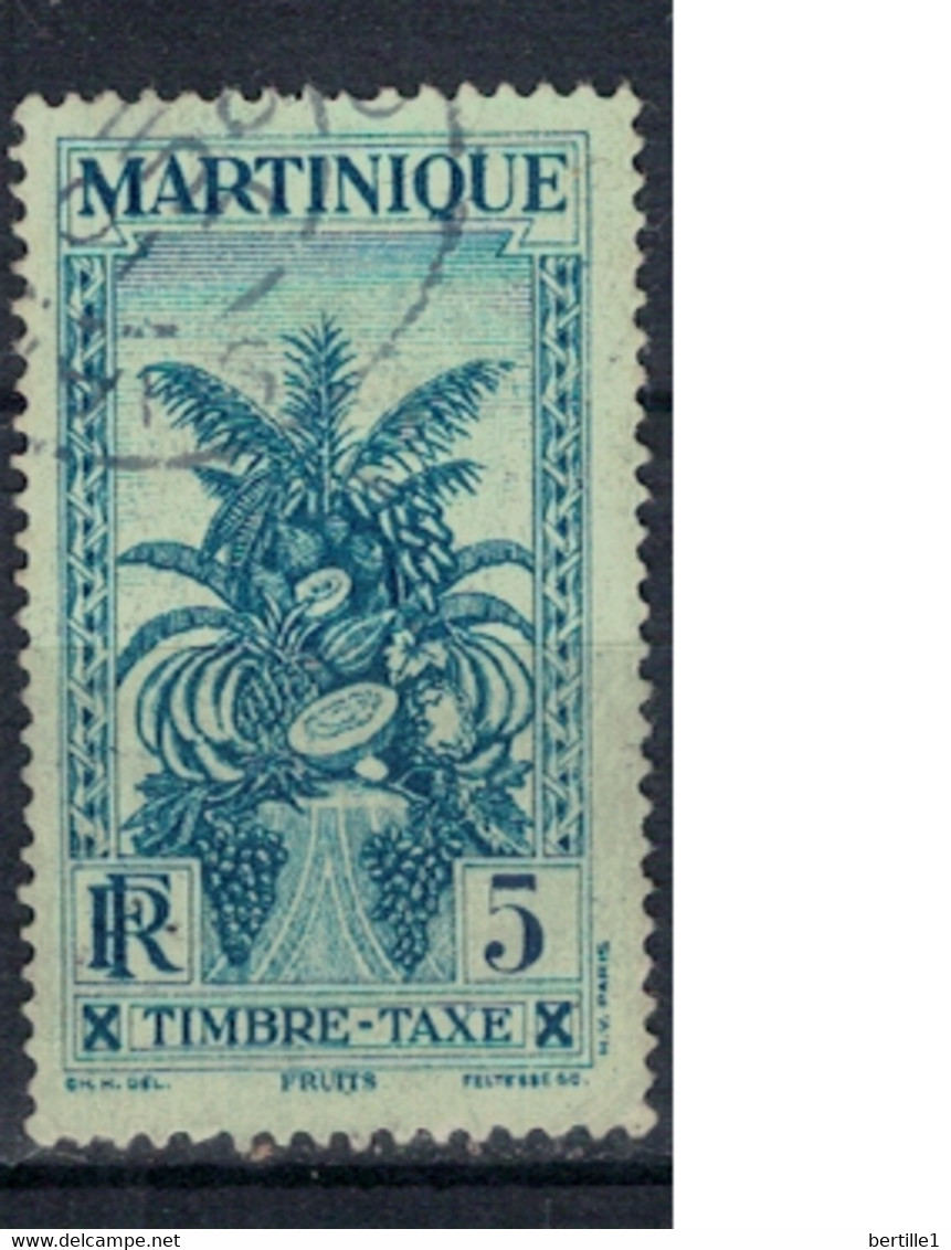MARTINIQUE          N°  YVERT  TAXE 12 OBLITERE     ( OB    05/ 54 ) - Portomarken