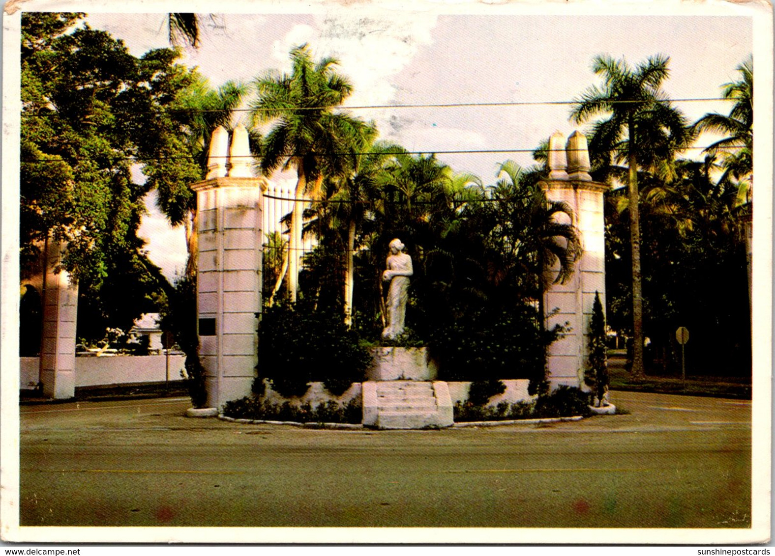 Florida Fort Myers Entrance To The Thomas Edison Estate 1981 - Fort Myers