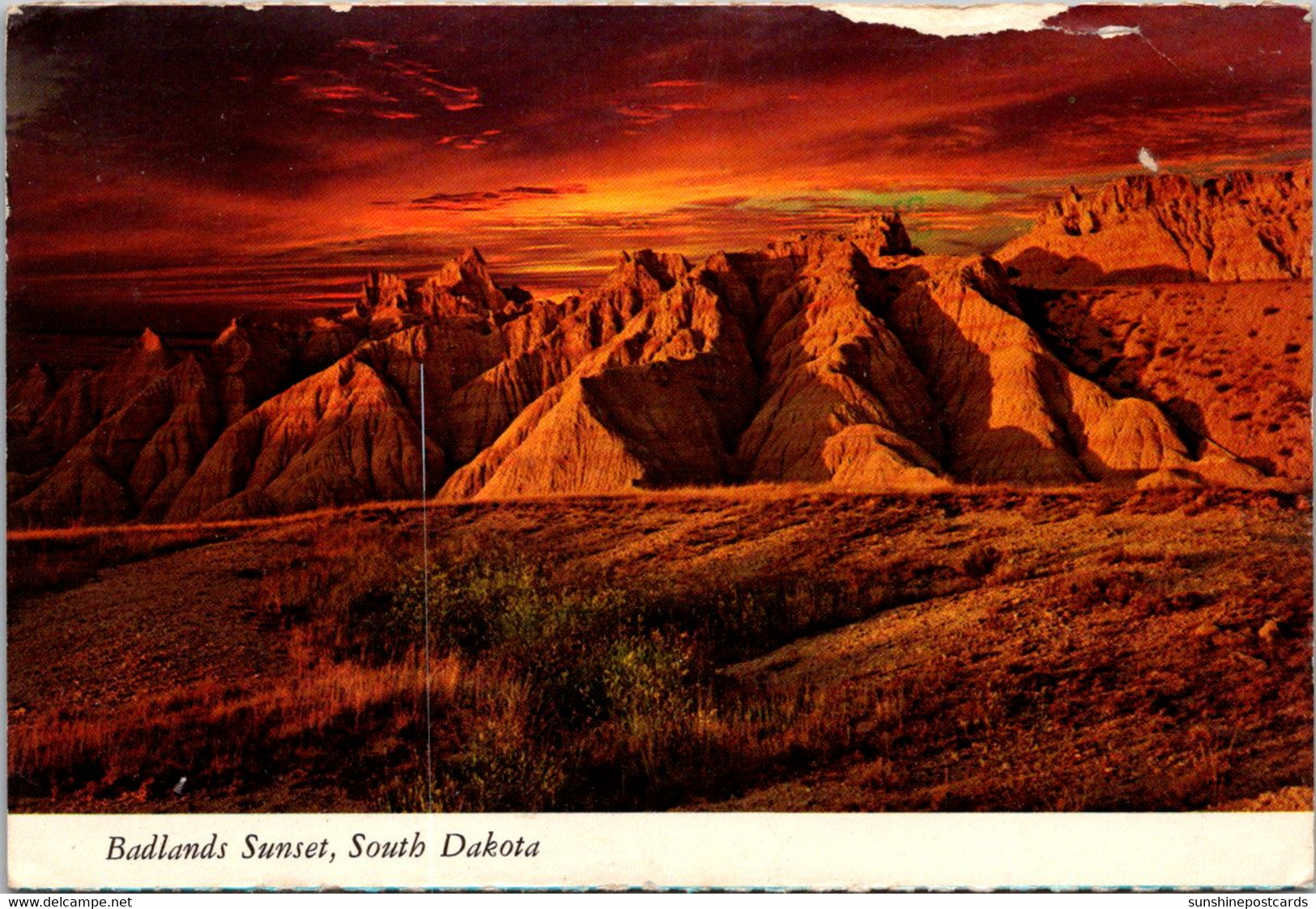 South Dakota Badlands National Park Sunset 1980 - Autres & Non Classés