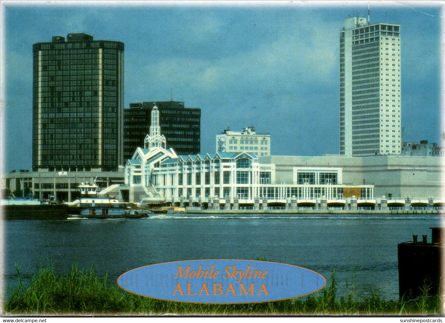 Alabama Mobile Skyline Showing Convention Center 1996 - Mobile