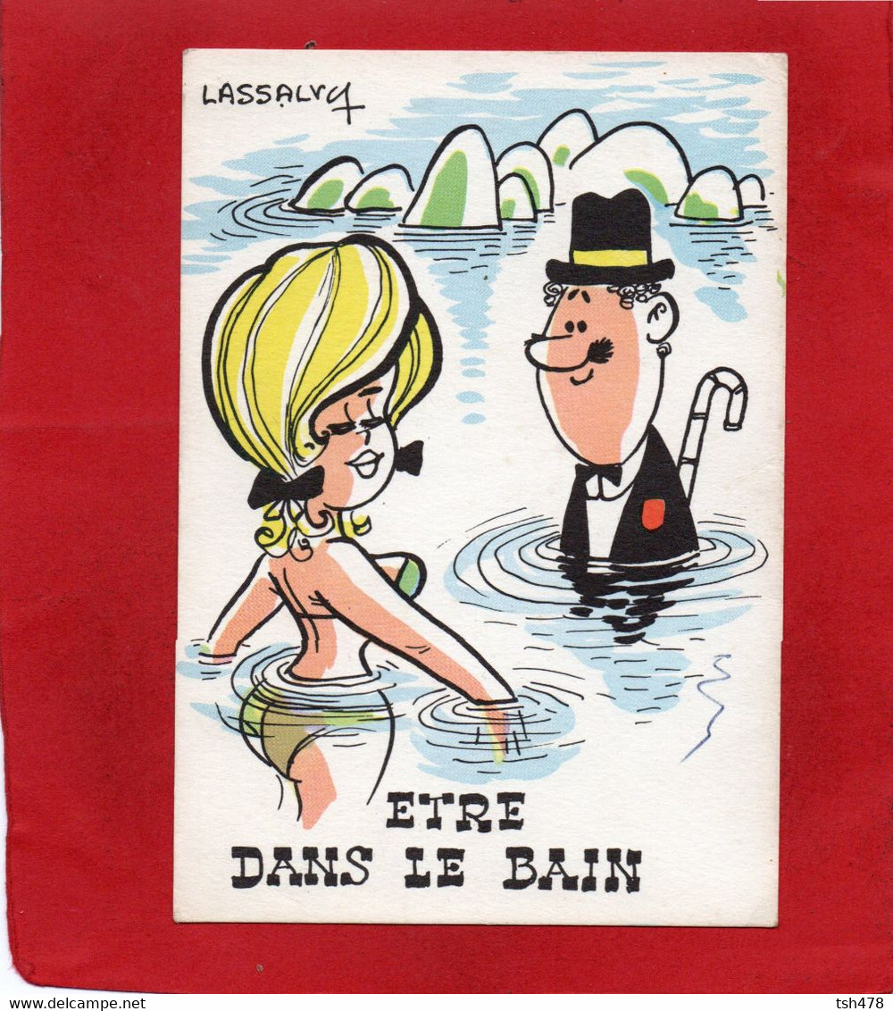 ENTRE DANS LE BAIN--Illustration  LASSALVY----peu Courante--voir 2 Scans - Lassalvy