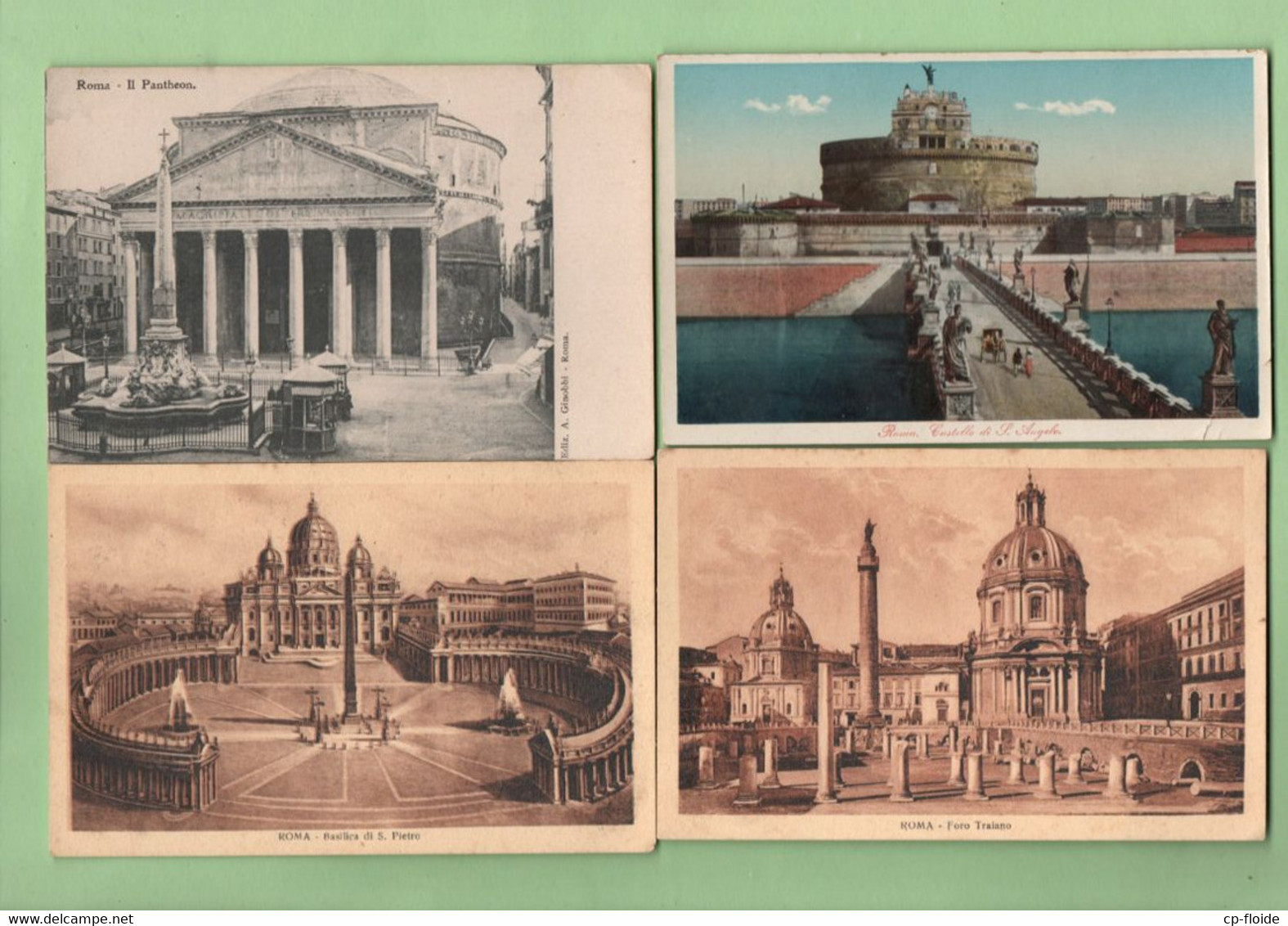 ITALIE . LAZIO . ROMA . 4 CARTES POSTALES . 4 CPSM - Réf. N°36581 - - Collections & Lots