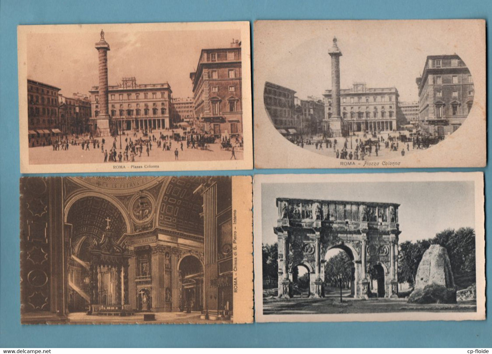 ITALIE . LAZIO . ROMA . 4 CARTES POSTALES . 4 CPSM - Réf. N°36582 - - Collections & Lots