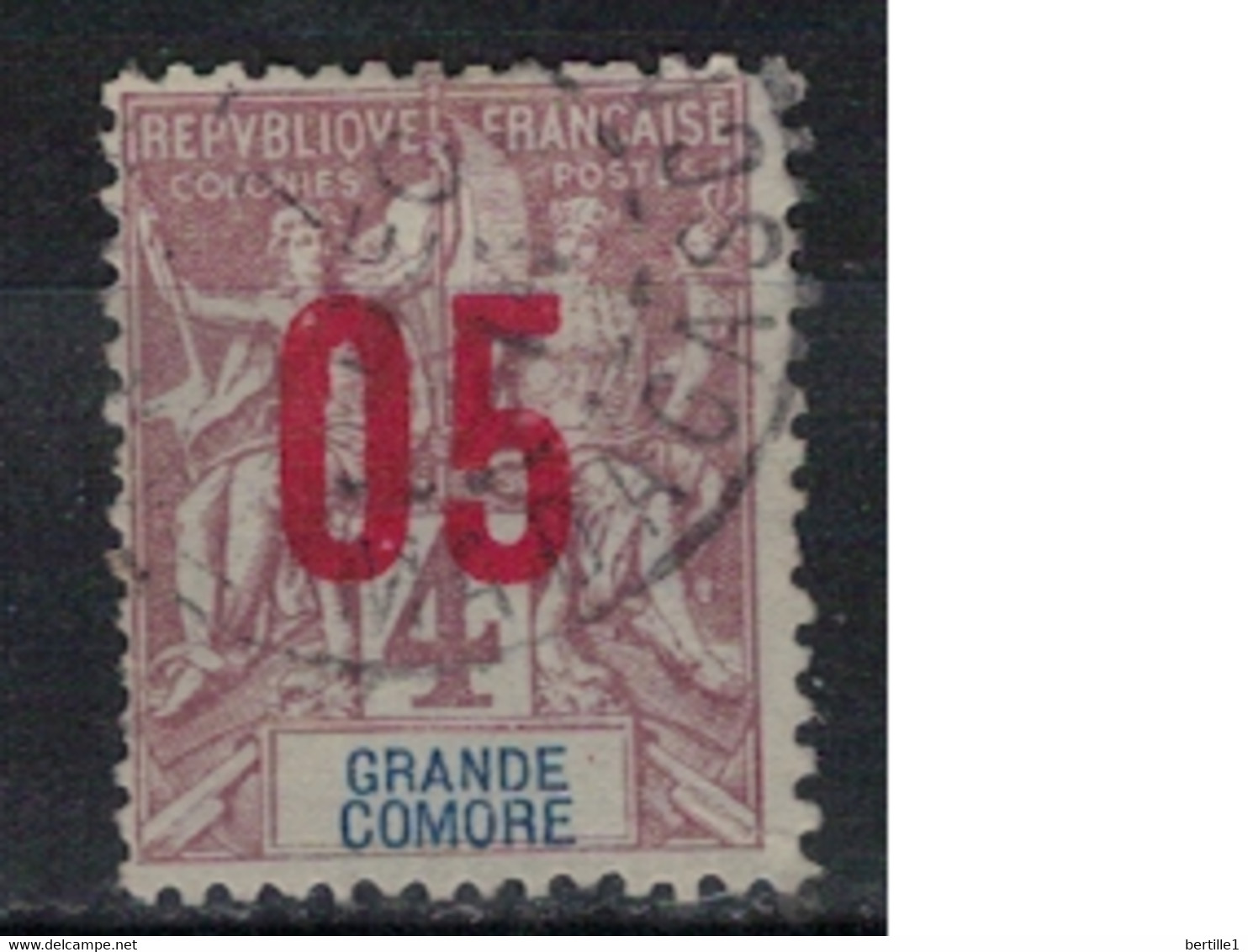 GRANDE COMORE        N°  YVERT  21(1)  OBLITERE     ( OB    05/ 57 ) - Gebraucht