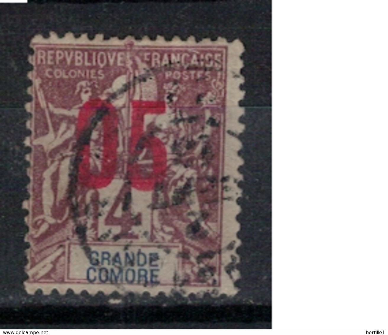 GRANDE COMORE        N°  YVERT  21(2)  OBLITERE     ( OB    05/ 57 ) - Used Stamps