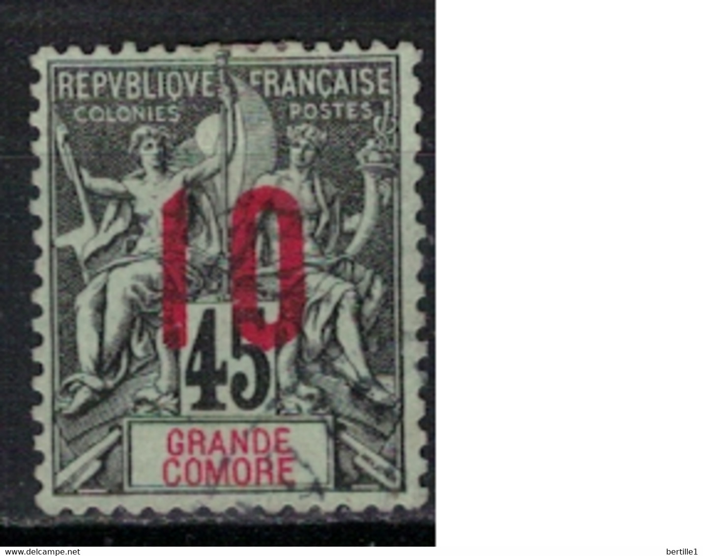 GRANDE COMORE        N°  YVERT  27 (1) OBLITERE     ( OB    05/ 57 ) - Used Stamps