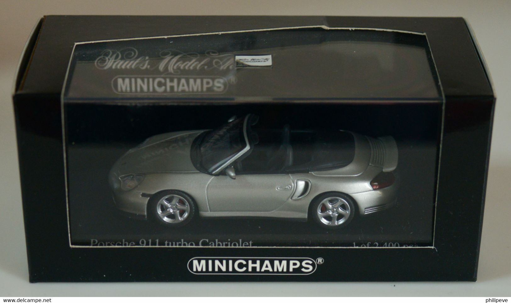 PORSCHE 911 Turbo Cabriolet - MINICHAMPS 1:43