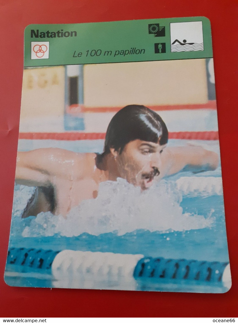 Fiche Rencontre Mark Spitz Le 100m Papillon Natation - Swimming