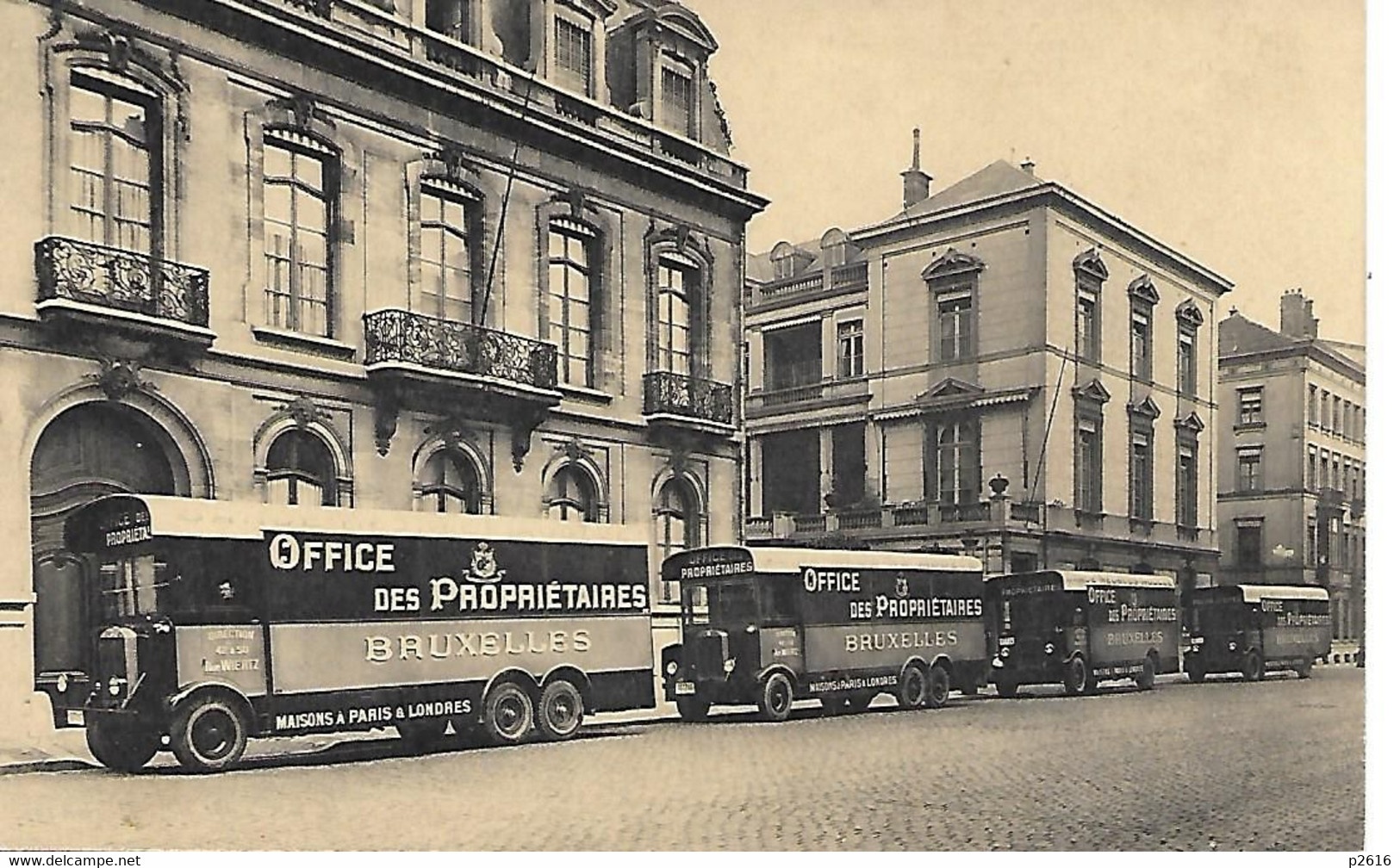 BELGIQUE -  BRUXELLES -  OFFICE DES PROPRIETAIRES -  42 RUE WIERTZ BRUXELLES - Transport Urbain En Surface