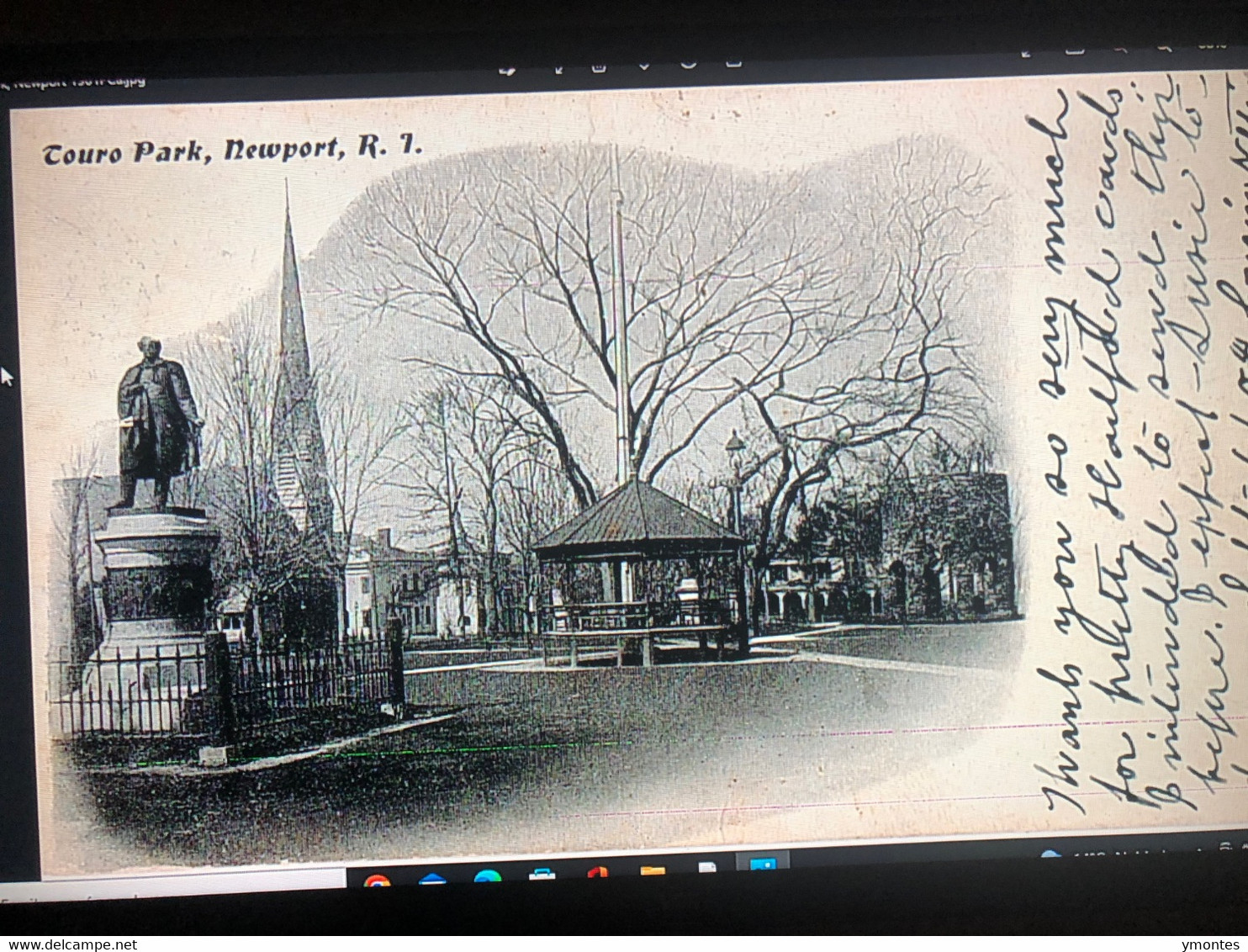 Judaica- Touro Park In Newport. RI - Newport