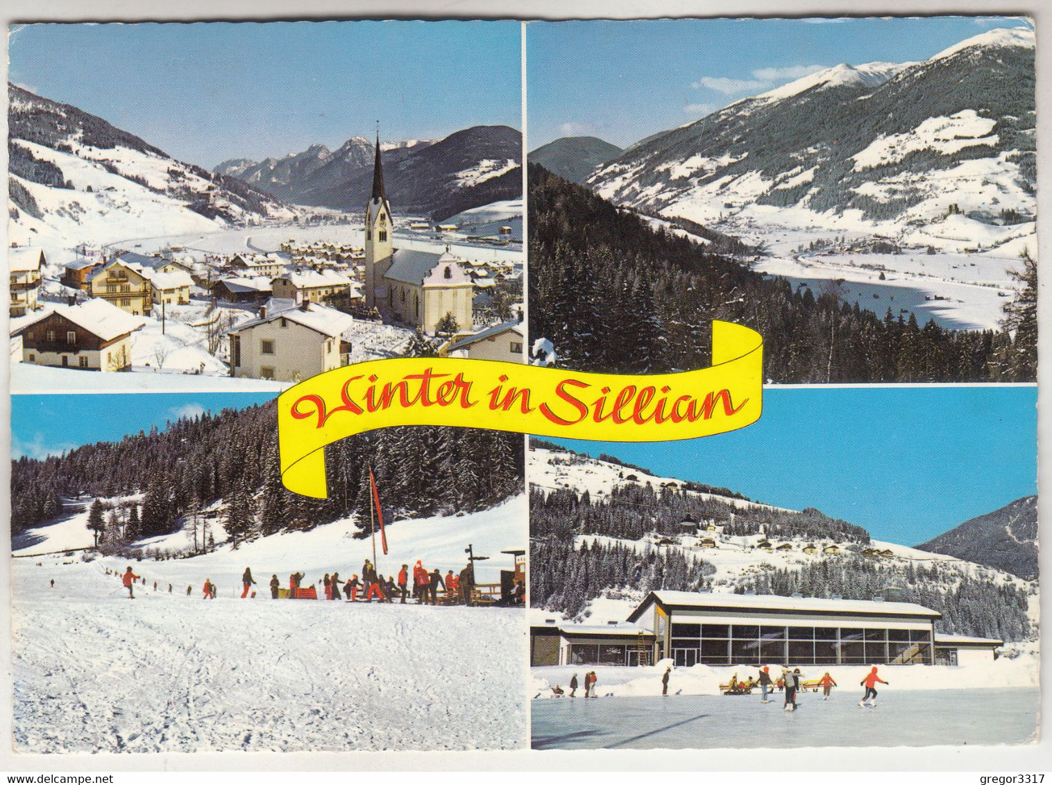 C3538) Winter In SILLIAN - Eislaufplatz Hallenbad Schleeplift Panzendorf Heimfeld - Lienzer Dolomiten 1974 - Sillian