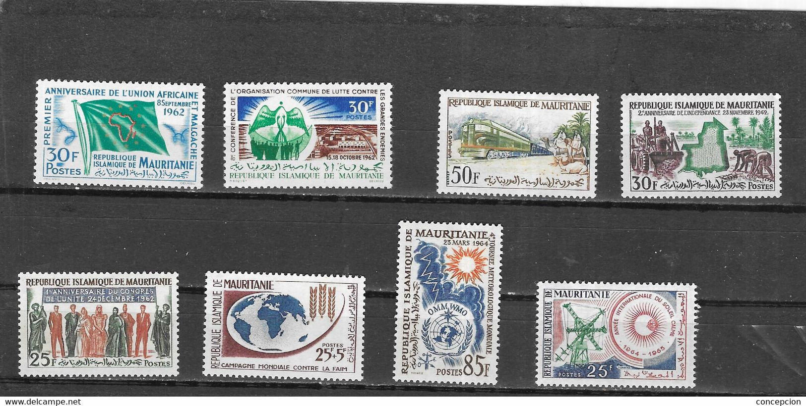 MAURITANE Nº 159 Al 164 Y 177 Al 178 - Mauritanie (1960-...)