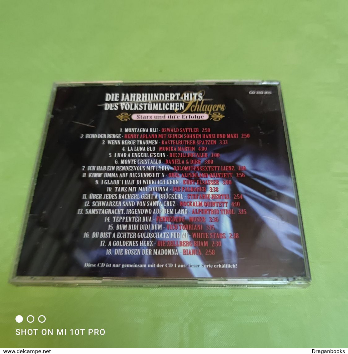 Die Jahrhundert Hits Des Volkstümlichen Schlagers CD 1 & 2 - Other - German Music