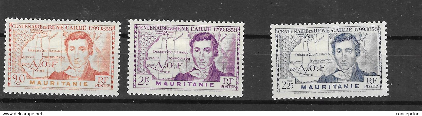 MAURITANE Nº95 Al 97 - Mauritanie (1960-...)