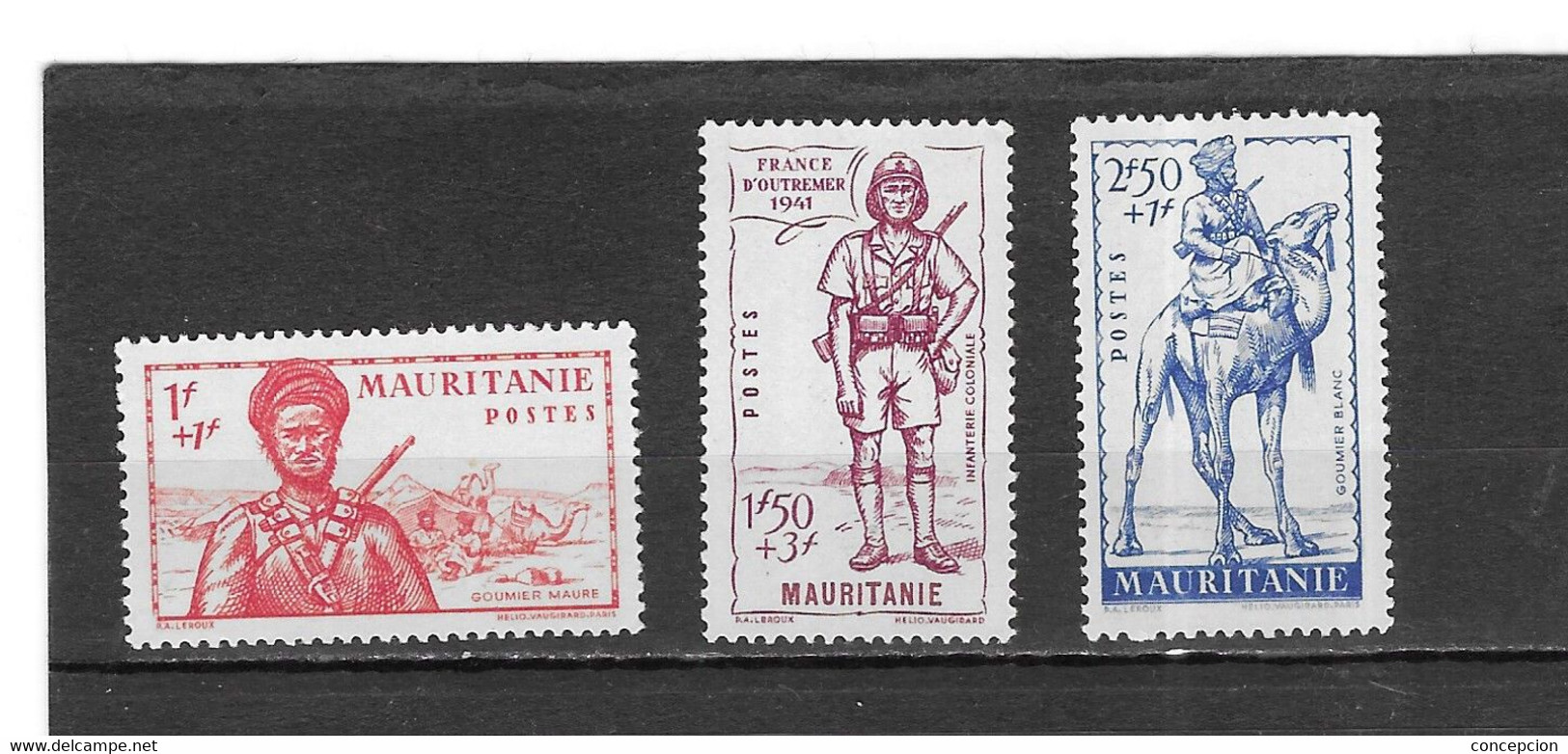 MAURITANE Nº  116 Al 118 - Mauritanie (1960-...)