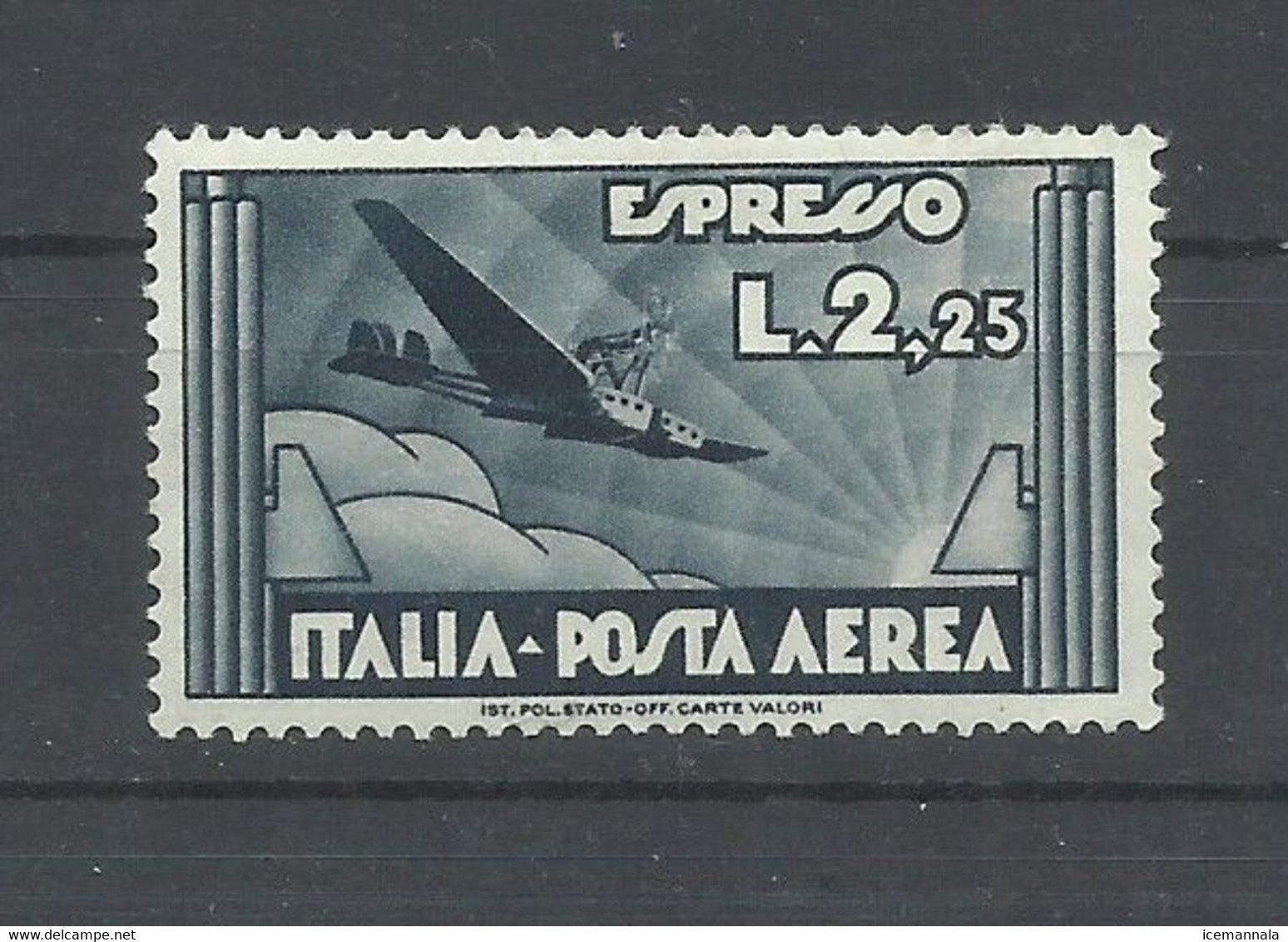 ITALIA   YVERT  AEREO    41    MNH  ** - Airmail