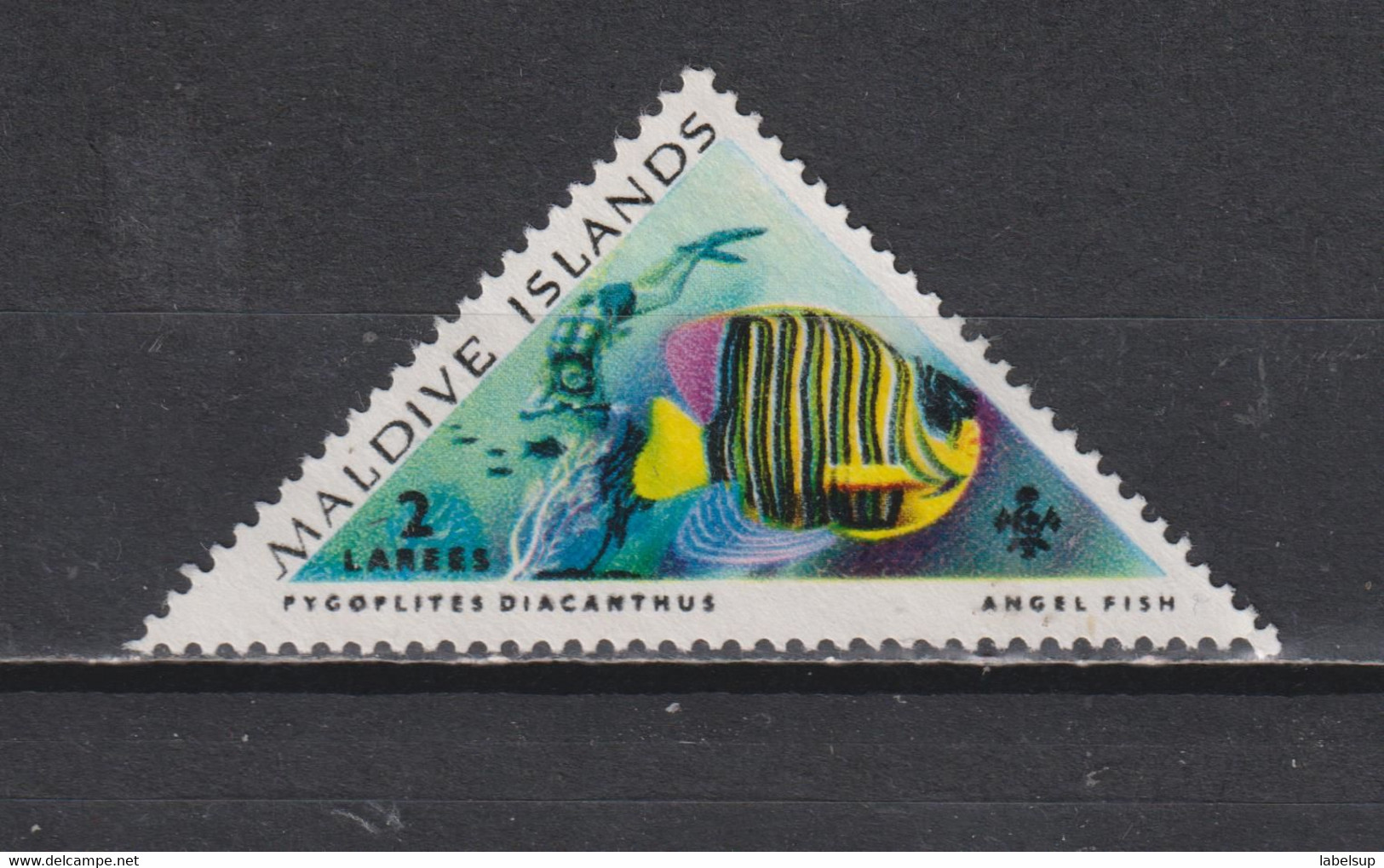 Timbre Neuf* Des Maldives De 1963 N°109 MH - Malediven (...-1965)