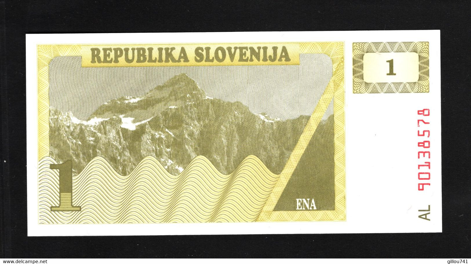 Slovénie, 1 Tolar, 1990-1992 Issue - Slovénie