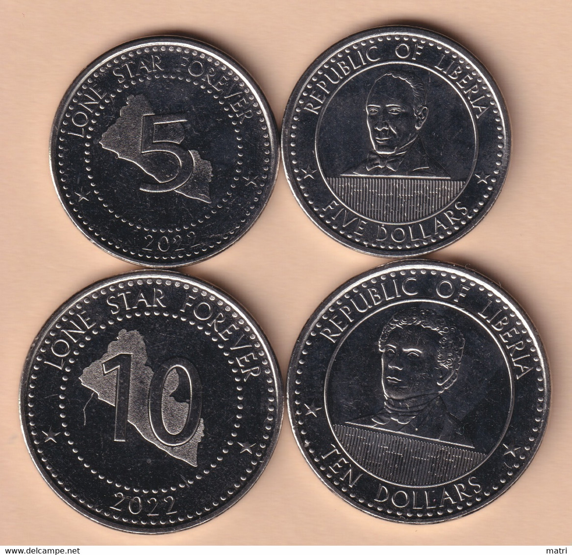 Liberia 2 Coins Set 2022  UNC - Liberia