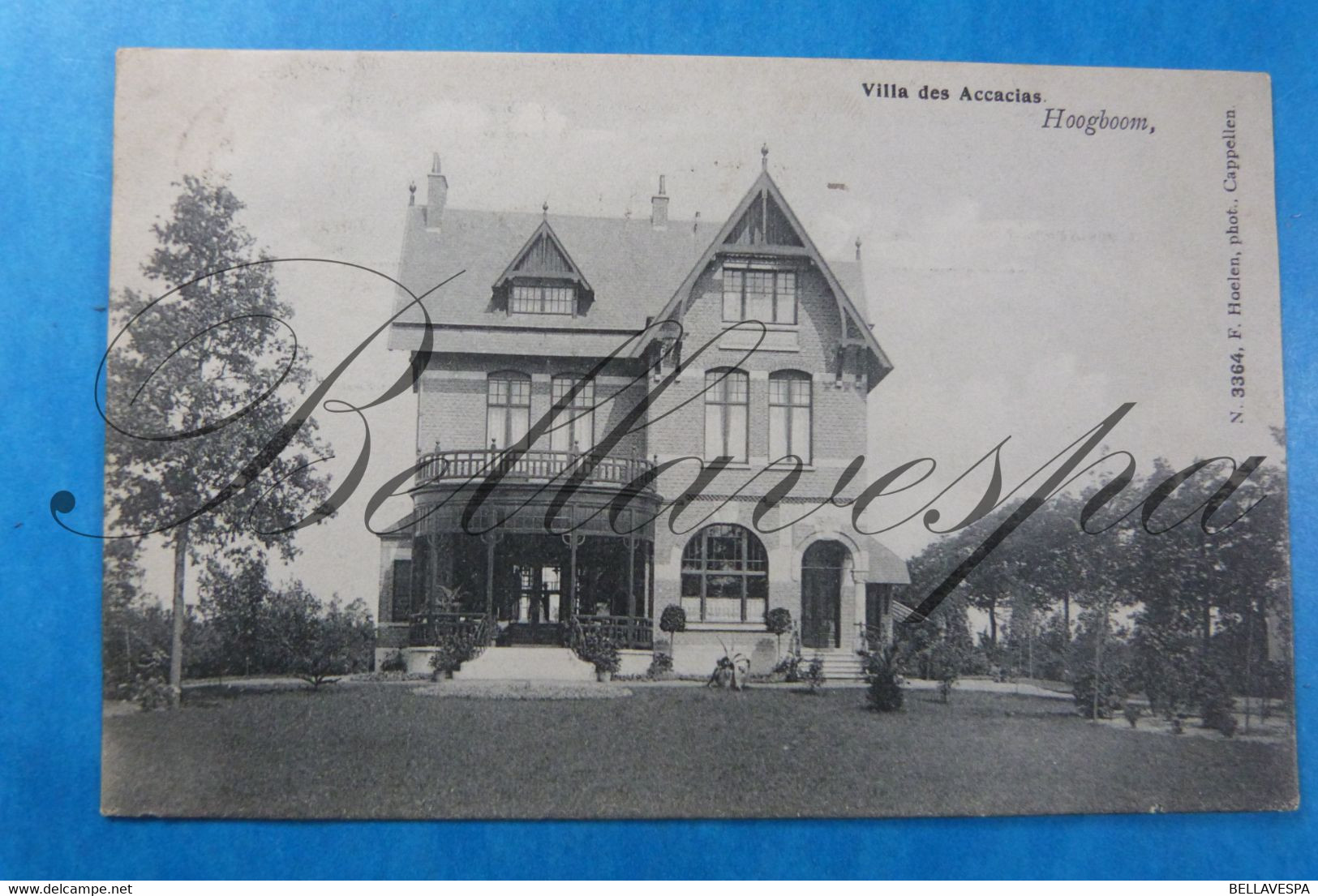 Hoogboom  Villa Des Accacias Edit. Hoelen  N. 3364 Phot. Capellen-1907 - Kapellen