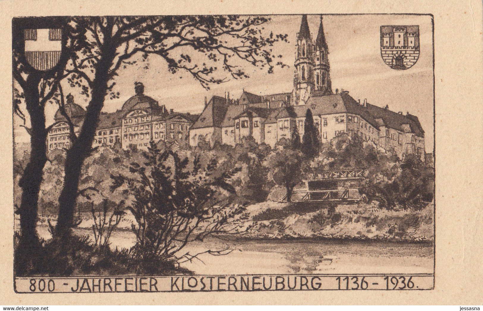 AK - NÖ - Klosterneuburg - Festpostkarte 1936 - Sonderstempel - Klosterneuburg
