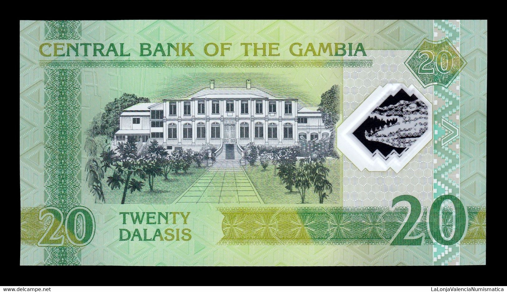 Gambia 20 Dalasis Commemorative 2014 Pick 30 Polymer Sc Unc - Gambie