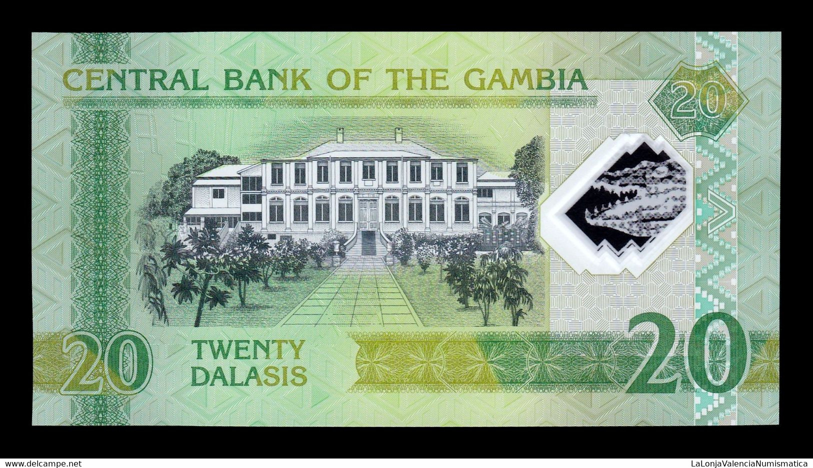 Gambia 20 Dalasis Commemorative 2014 Pick 30 Polymer Sc Unc - Gambia