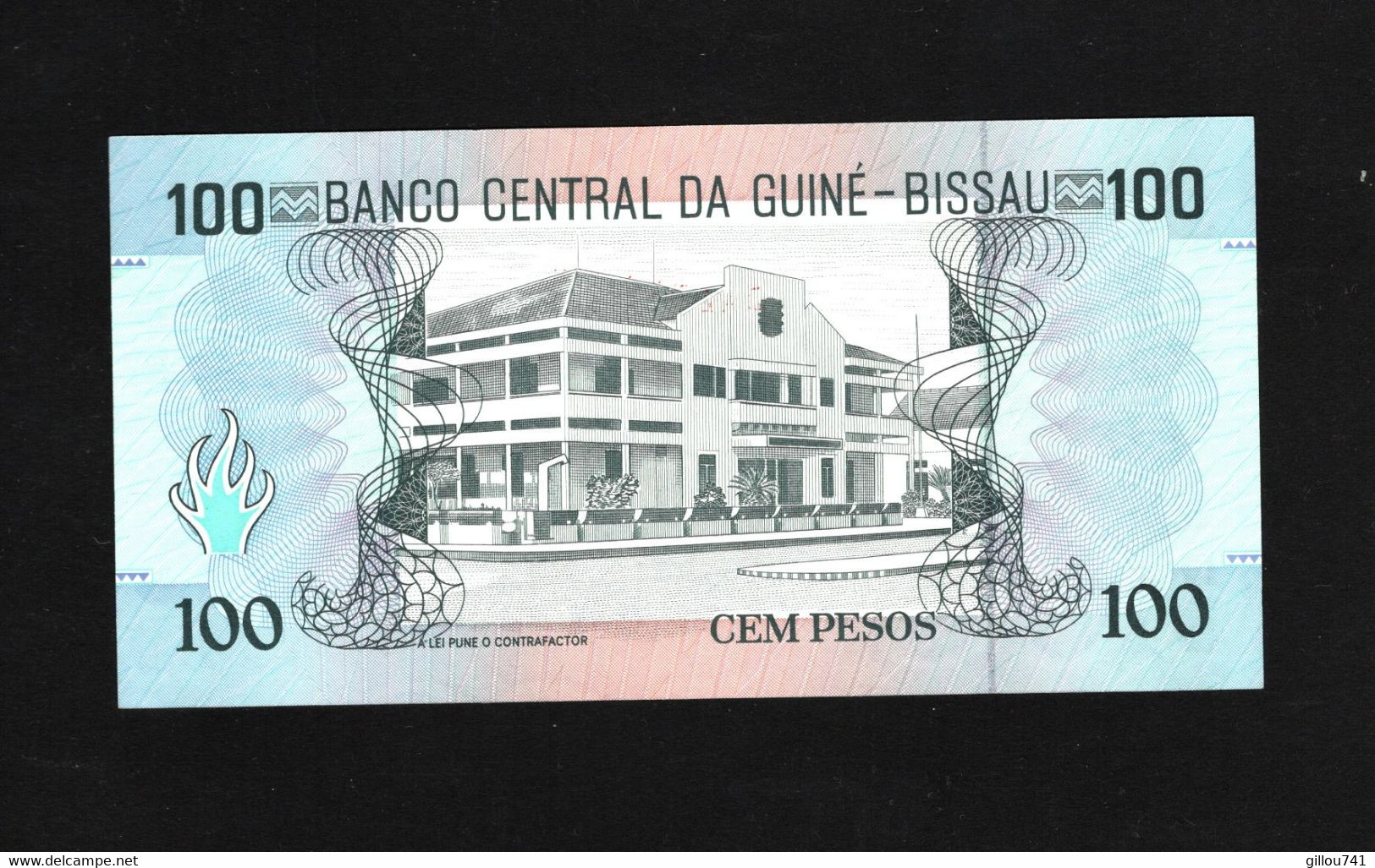 Guinée-Bissau, 100 Pesos, 1990-1993 Issue - Guinea-Bissau