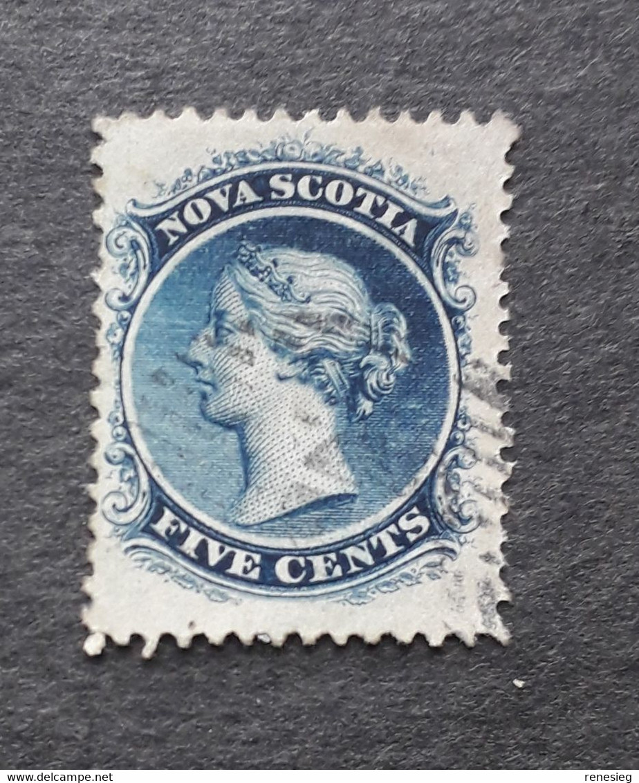1860, Victoria, Yv 7, 5c - Used Stamps