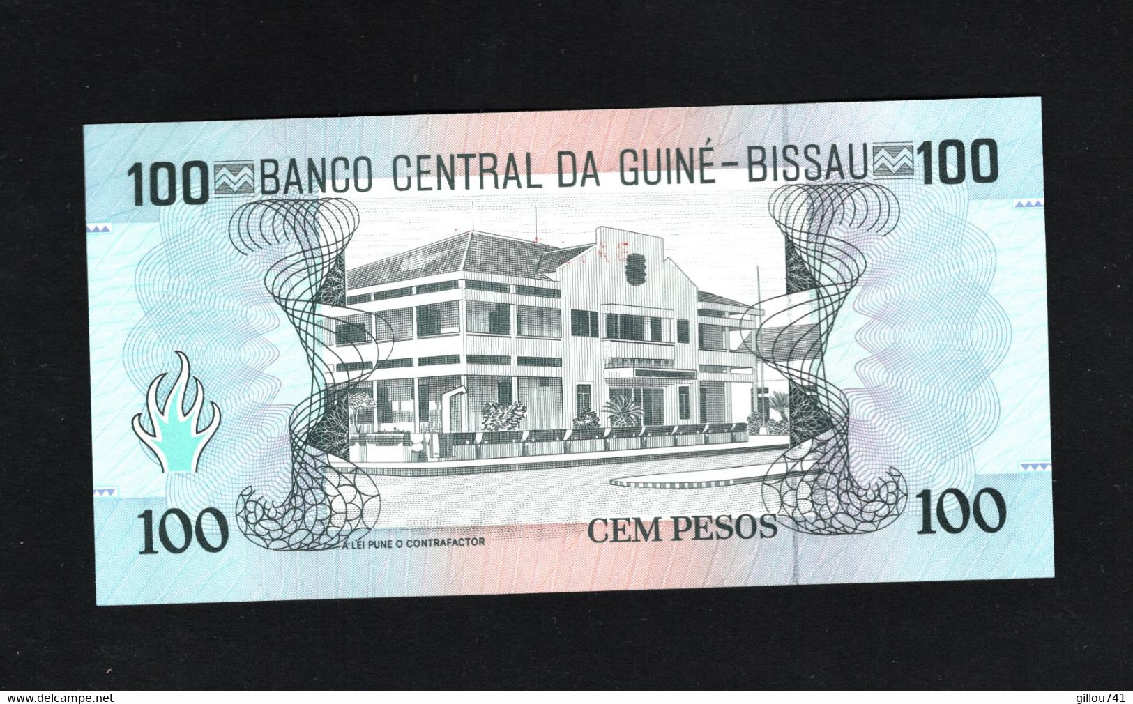 Guinée-Bissau, 100 Pesos, 1990-1993 Issue - Guinea-Bissau