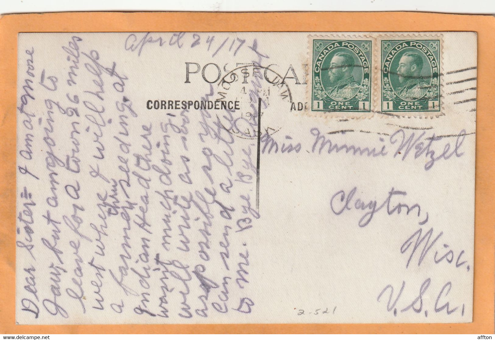 Moose Jaw Saskatchewan Canada 1917 Real Photo Postcard - Other & Unclassified