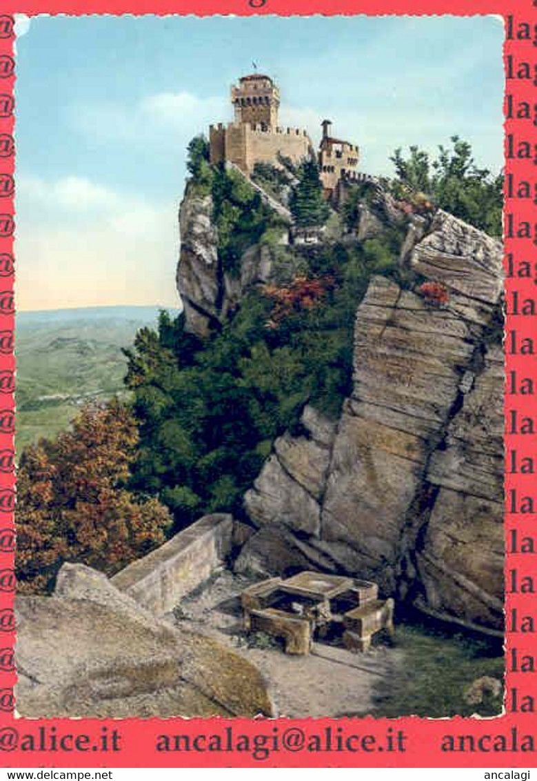 SAN MARINO 1955 - St.Post.020 - Cartina Illustrata Affrancata Con Lire 10 Serie "FIORI" - Vedi Descrizione - - Briefe U. Dokumente