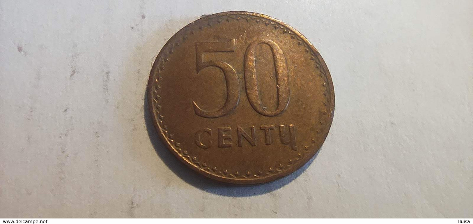 Lituania 50 Centu, 1991 - Lituanie