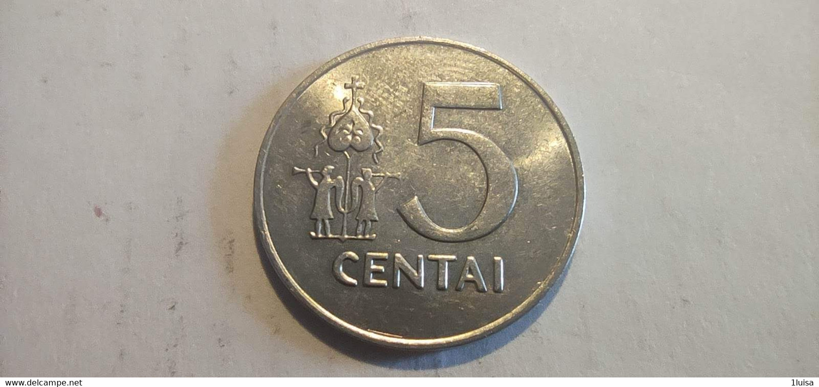 Lituania  5 CENTAI 1991 - Lithuania