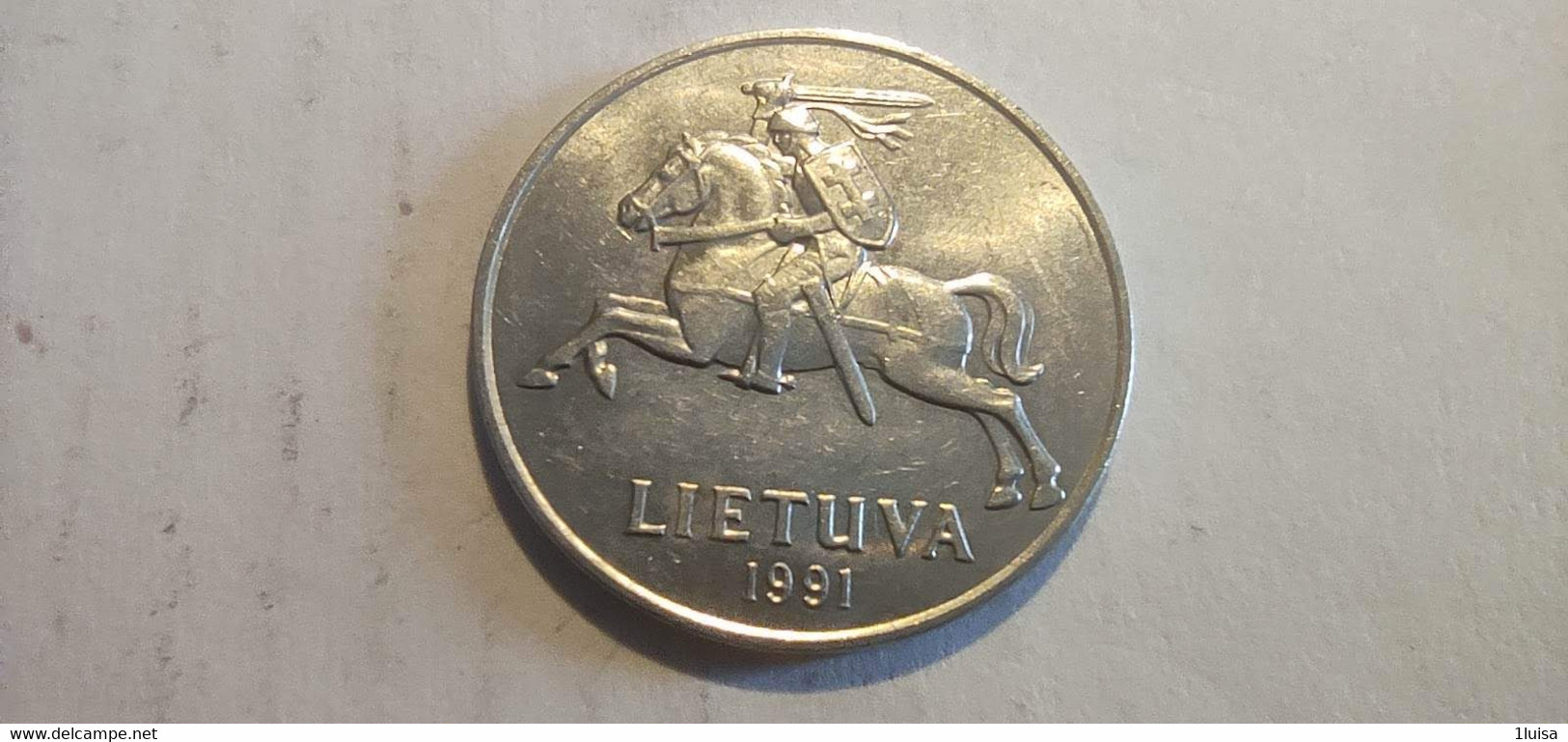 Lituania  5 CENTAI 1991 - Lituanie