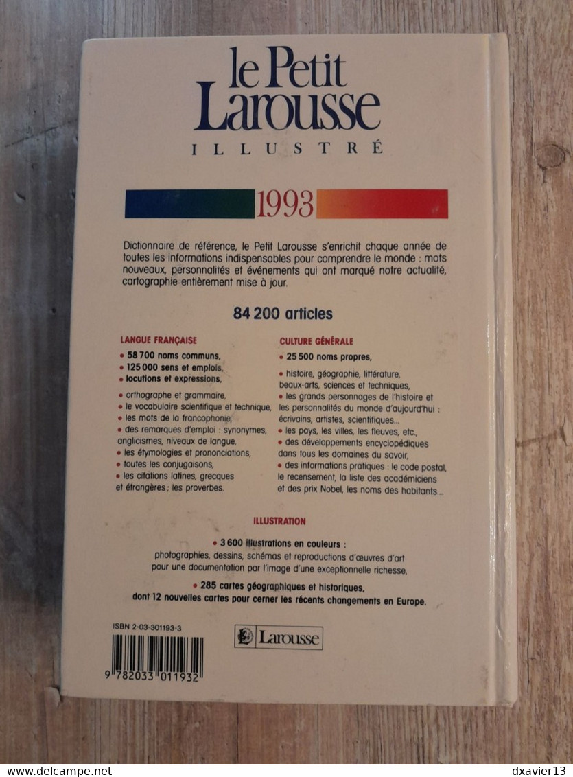 Le Petit Larousse Illustré 1993 En Couleurs - Enciclopedie