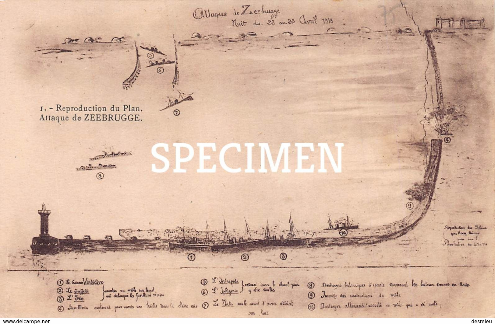 Reproduction Du Plan Attaque - Zeebrugge - Zeebrugge