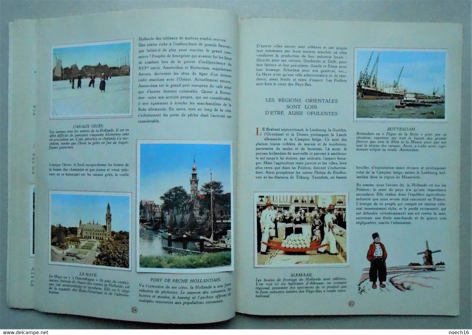 4 Albums chromos complets - La Géographie de l'Europe, 4 tomes - Timbre Tintin, Editions du Lombard