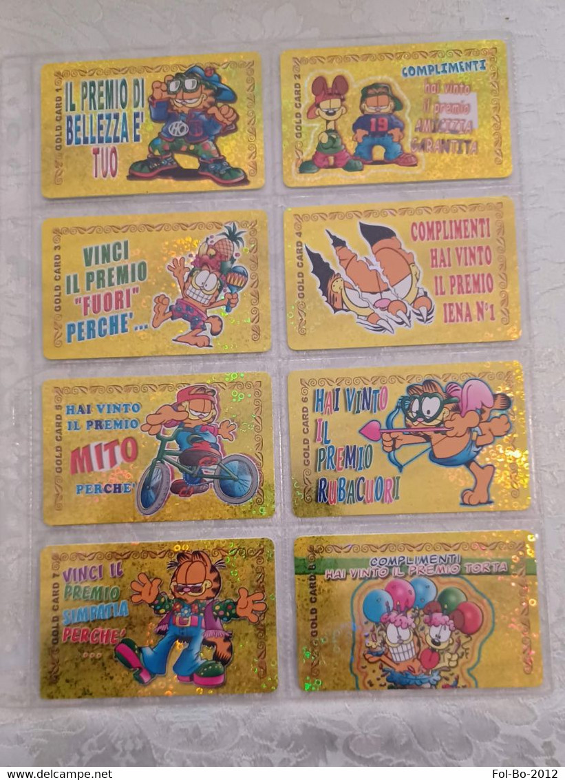 GARFIELD Serie Completa Card 23 Bianche+14 Oro.PAWS All Rights Reserved. - Other & Unclassified