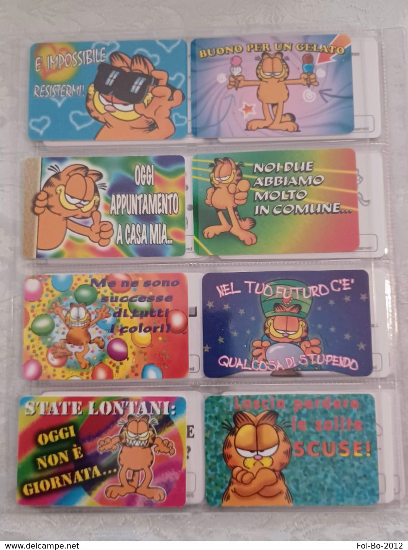 GARFIELD serie completa card 23 bianche+14 oro.PAWS All rights reserved.