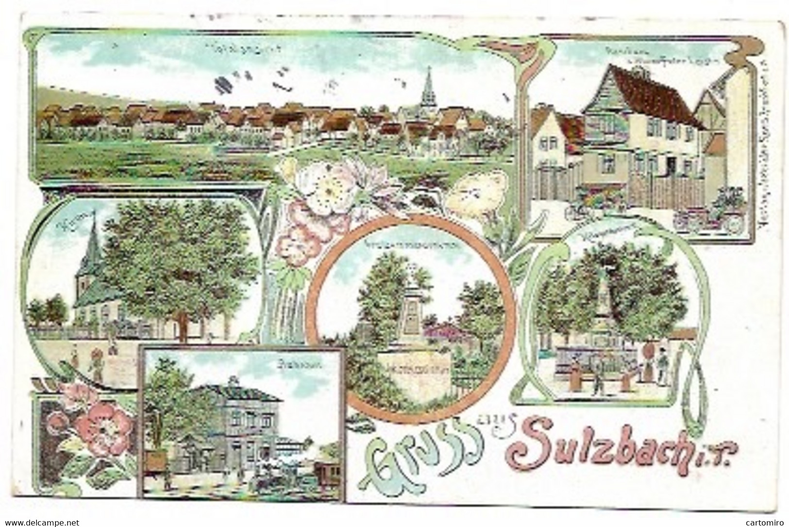 Allemagne - Gruss Aus Sulzbach - 1898 - Sulzbach-Rosenberg