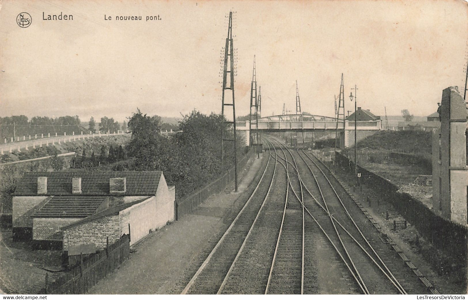 CPA - Belgique - Landen - Le Nouveau Pont - Edition Vve Dascher - Nels - Rail - Landen